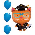 Loonballoon 29 Inch Graduation Cat Balloon Balloon for Graduation Party Balloon Set LB-97899